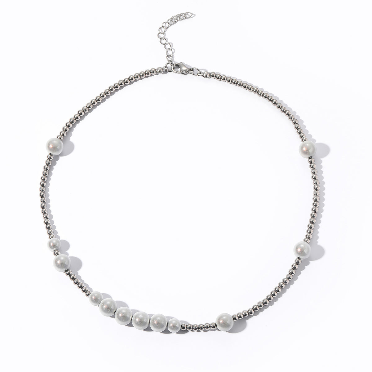 Hip Hop Vintage Fashion Pearl Necklace for Men product image