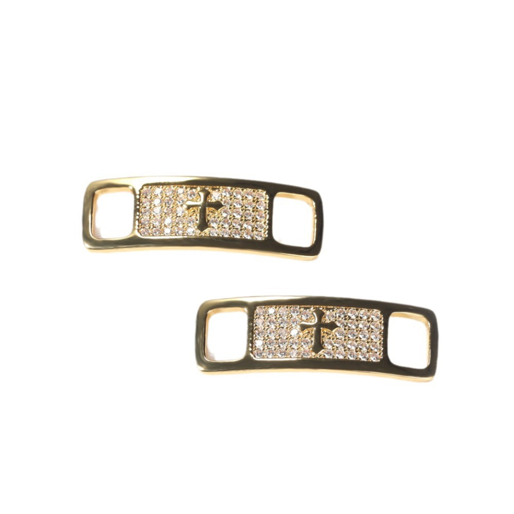 Trendy Hip Hop Symbol Stud Earrings for Women – Smiley, Cross & Broken Heart in Gold Plated or Silver Plated