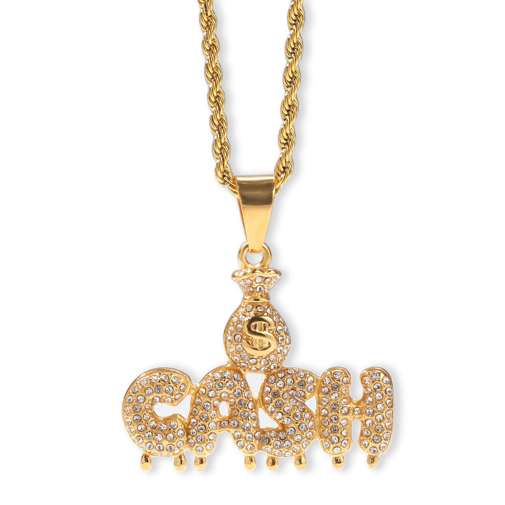 Iced Cash Pendant Necklace product image