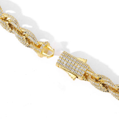 Hip Hop Dragon Cubic Zirconia Pendant Necklace for Men