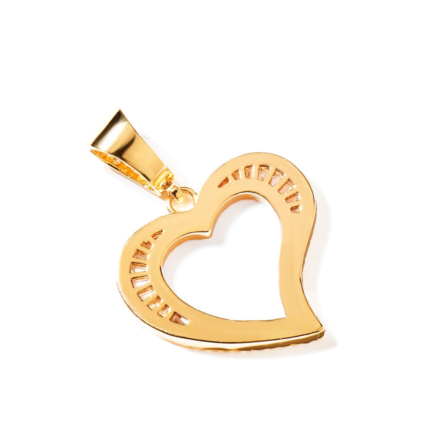 Iced Out Heart Pendant Necklace product image