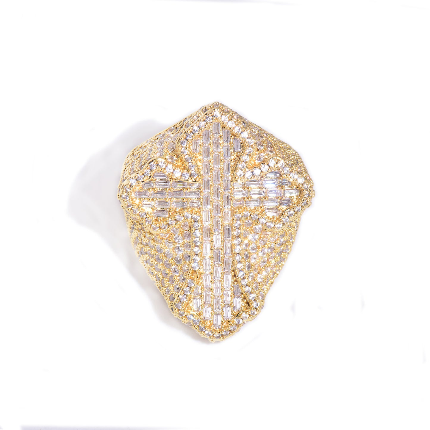 Iced Cross Statement Ring product image