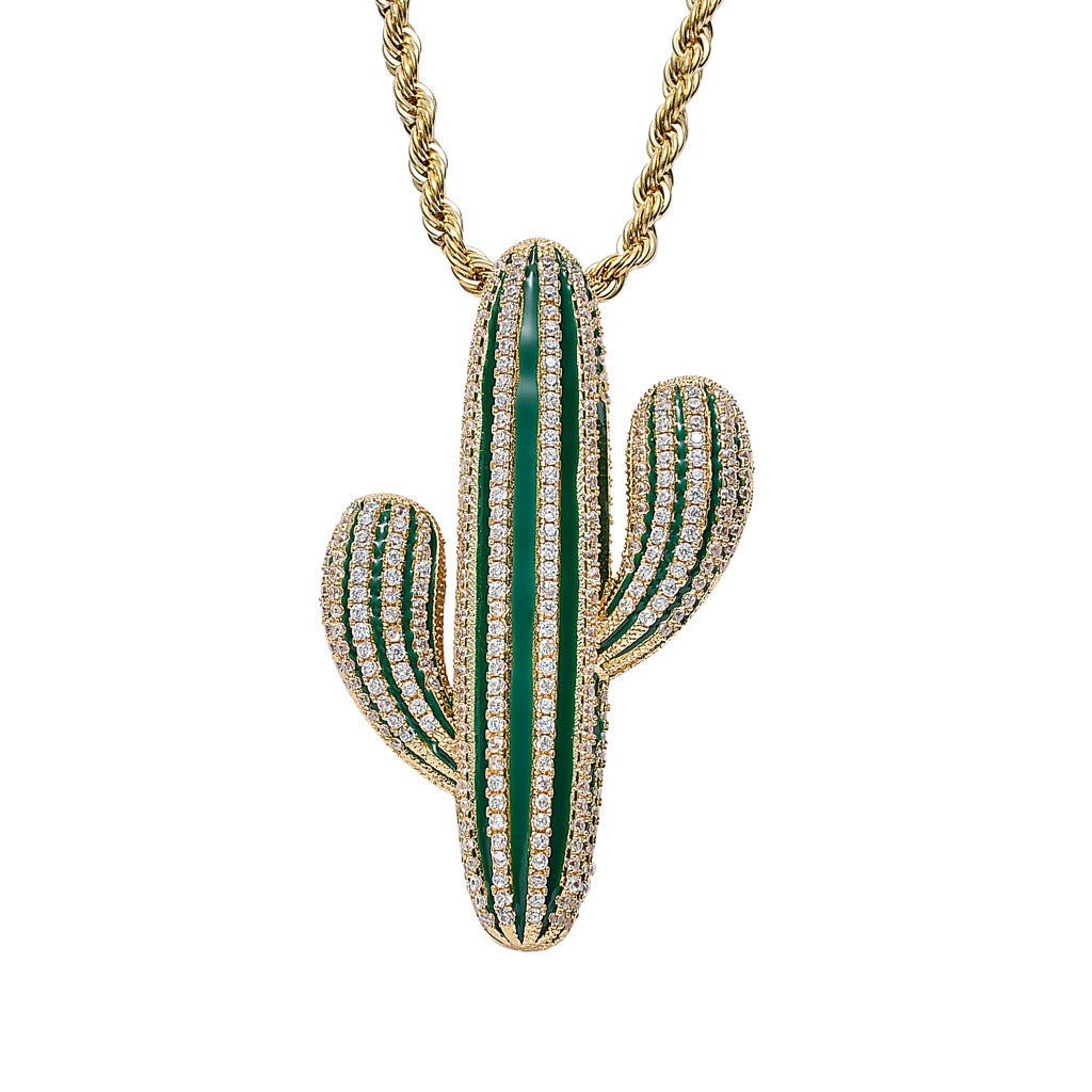 Hip Hop Fashion Copper Pendant Necklace for Men and Women