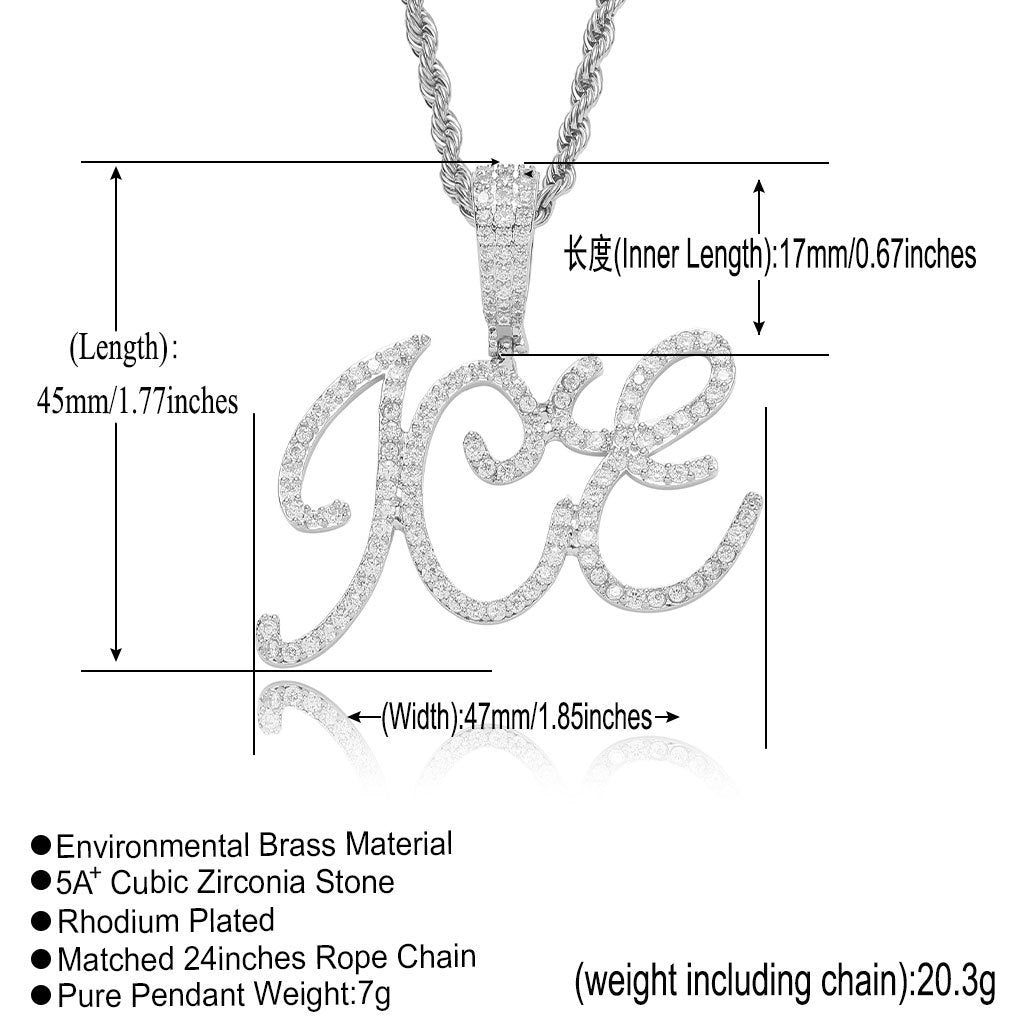 Hip Hop Round Photo Frame Stainless Steel Pendant Necklace for Men and Women