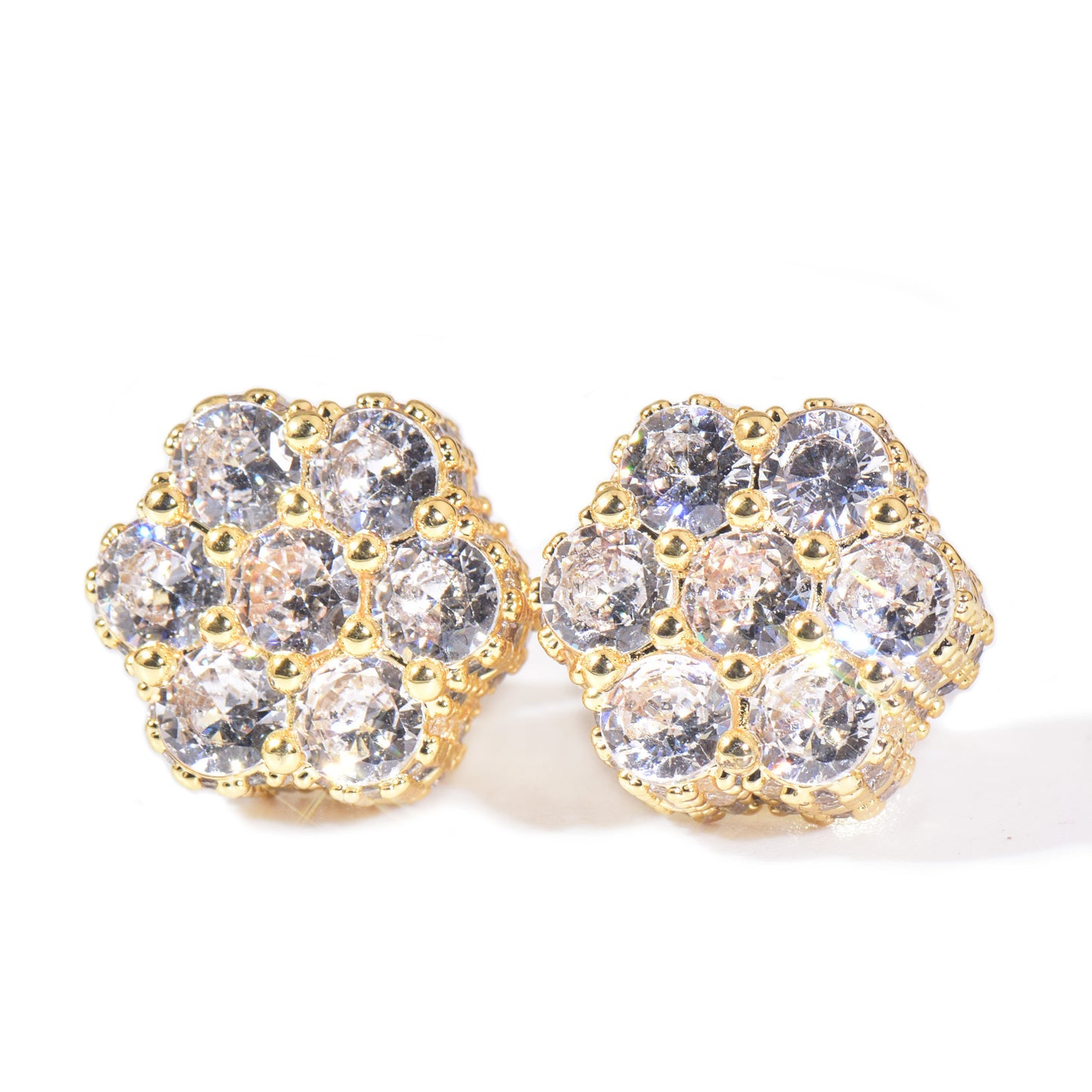 Floral Cluster Stud Earrings for Women