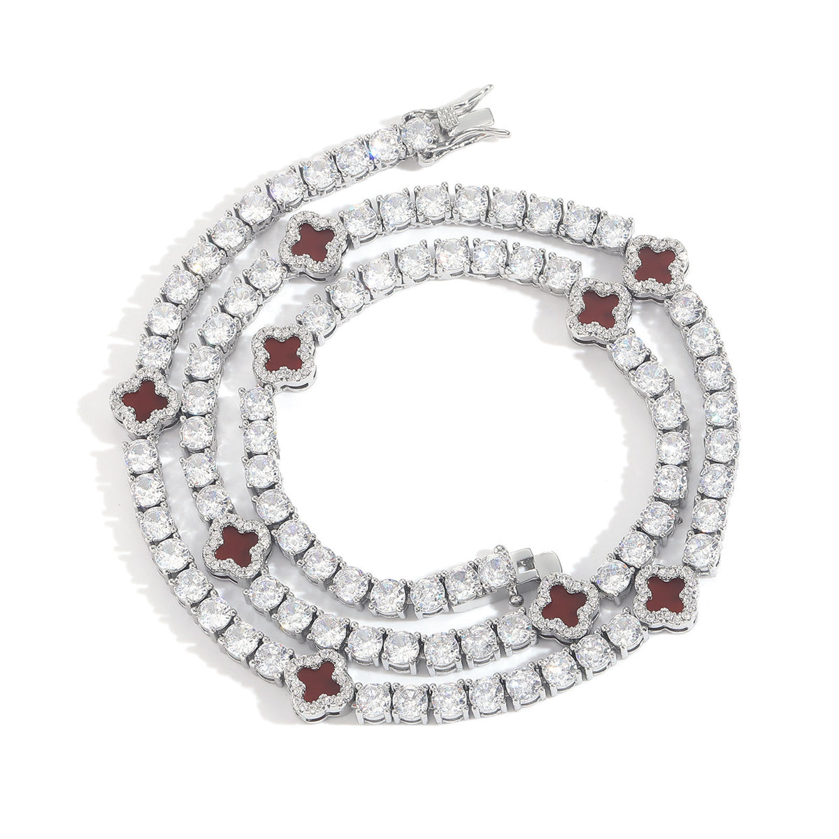 Cuban Link Bubble Cubic Zirconia Necklace for Men product image