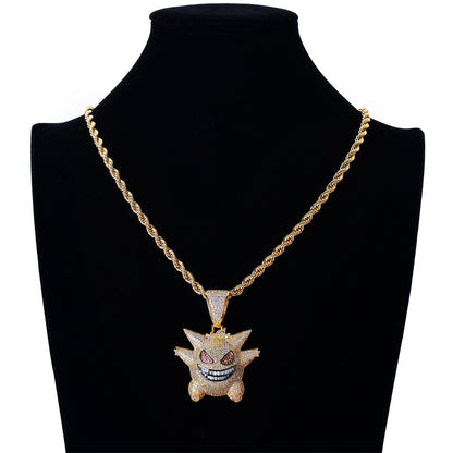 Hip Hop Fashion Copper Pendant Necklace for Men and Women