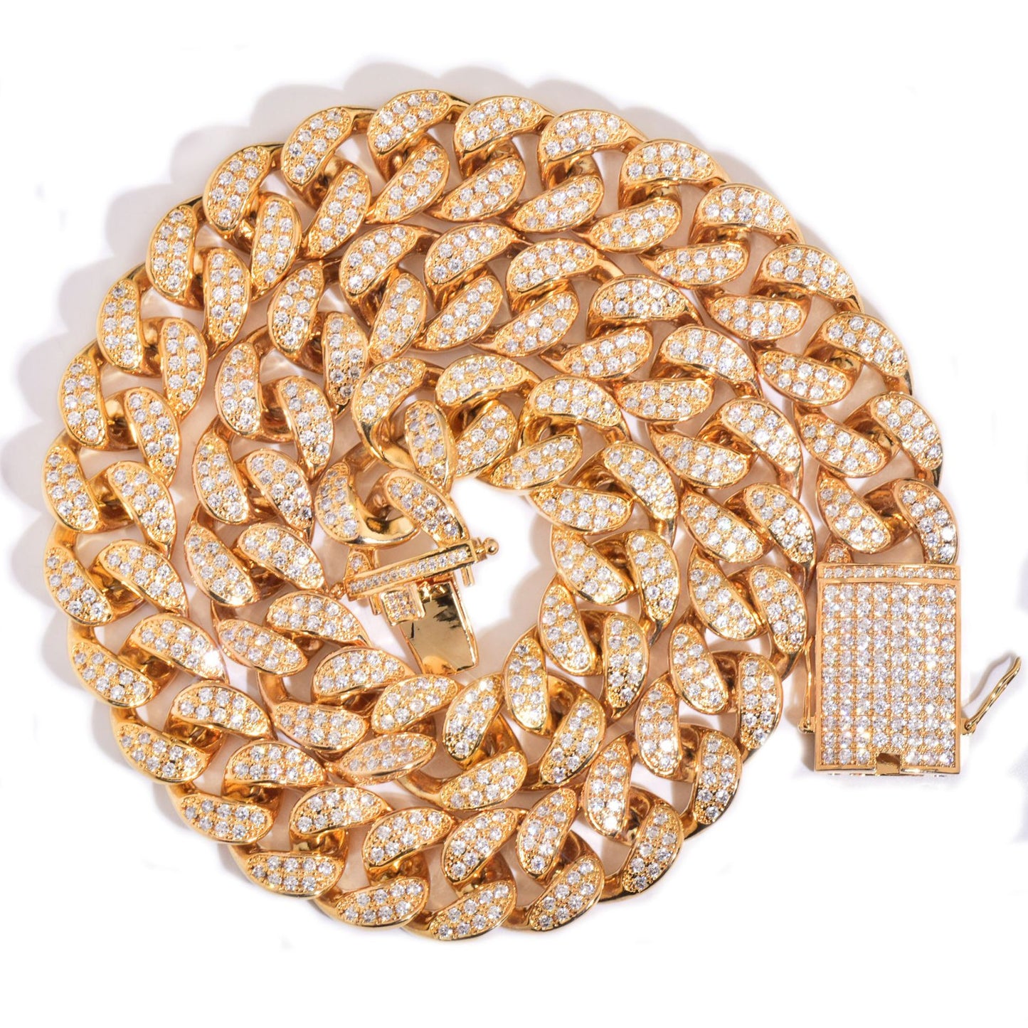 Iced Out Cuban Link Chain Necklace