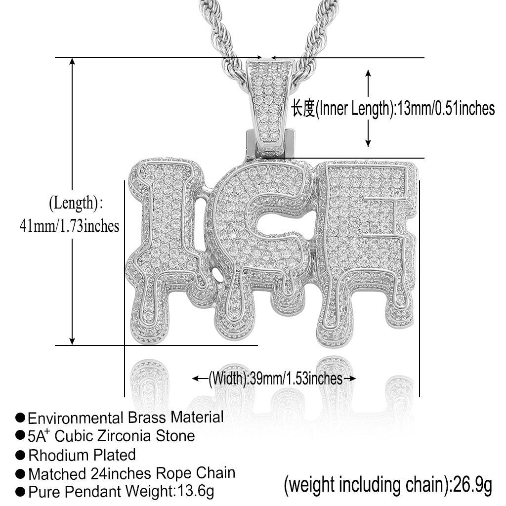 Hip Hop Fashion Stainless Steel Necklace for Men and Women