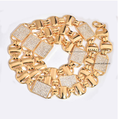 Iced Out Hip Hop Chain Necklace