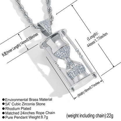 Hip Hop Fashion Copper Pendant Necklace for Men and Women