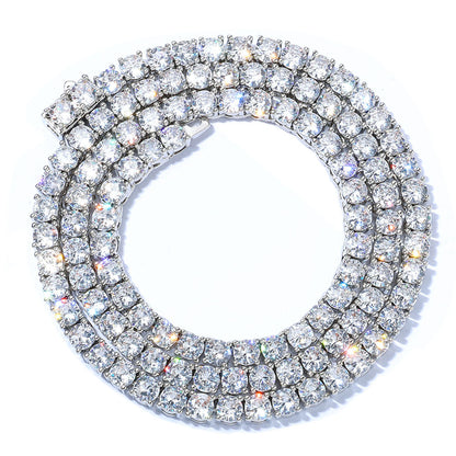 3-5 mm Round CZ Tennis Copper Necklace or Bracelet - CHA133