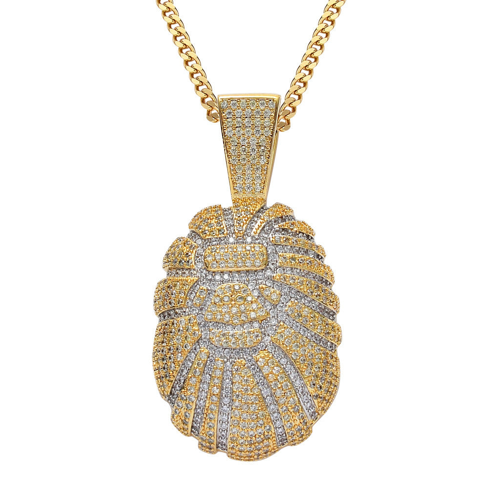 Hip Hop Fashion Copper Pendant Necklace for Men and Women