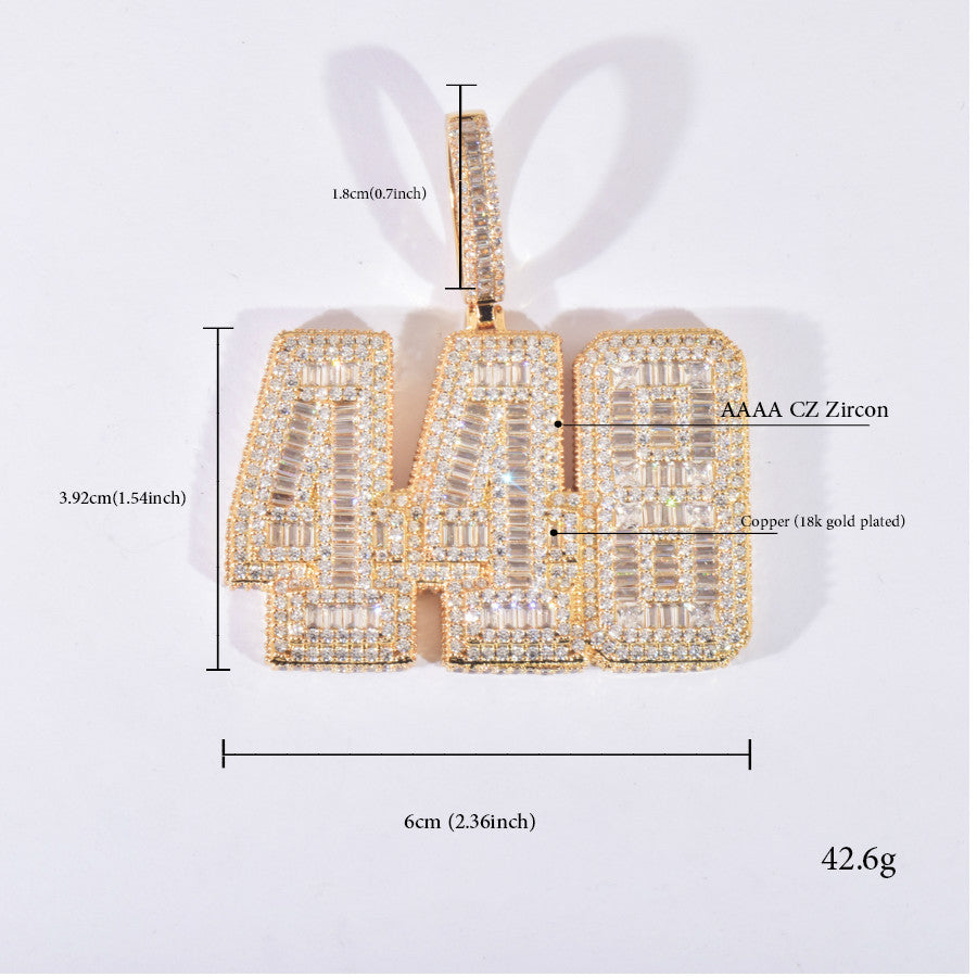 Iced Out 420 Pendant Necklace for Men