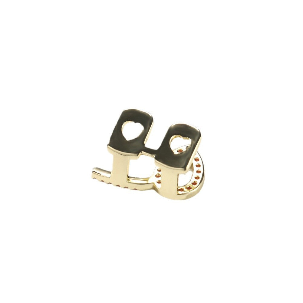 Hip Hop Iced Open Grillz Tooth Ring in Gold or Silver Color for Women and Men