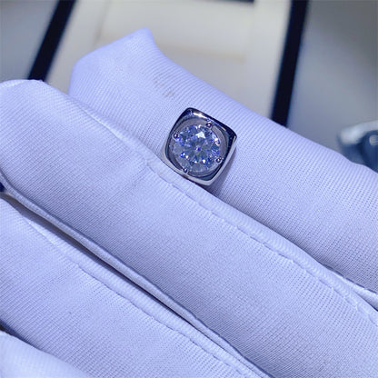 Moissanite Ring & Pendant Collection – U Shape Halo Ring, Swan, Clover and Solitaire Pendant Styles