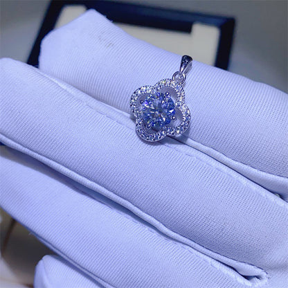 Moissanite Ring & Pendant Collection – U Shape Halo Ring, Swan, Clover and Solitaire Pendant Styles