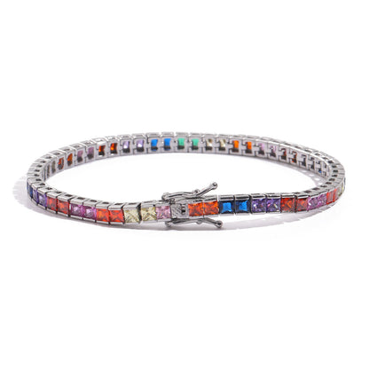Hip Hop Cuban Link Cubic Zirconia Bracelet for Men
