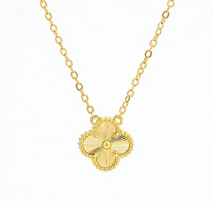 Elegant Clover Pendant Necklace for Women Dainty Everyday Layering Piece