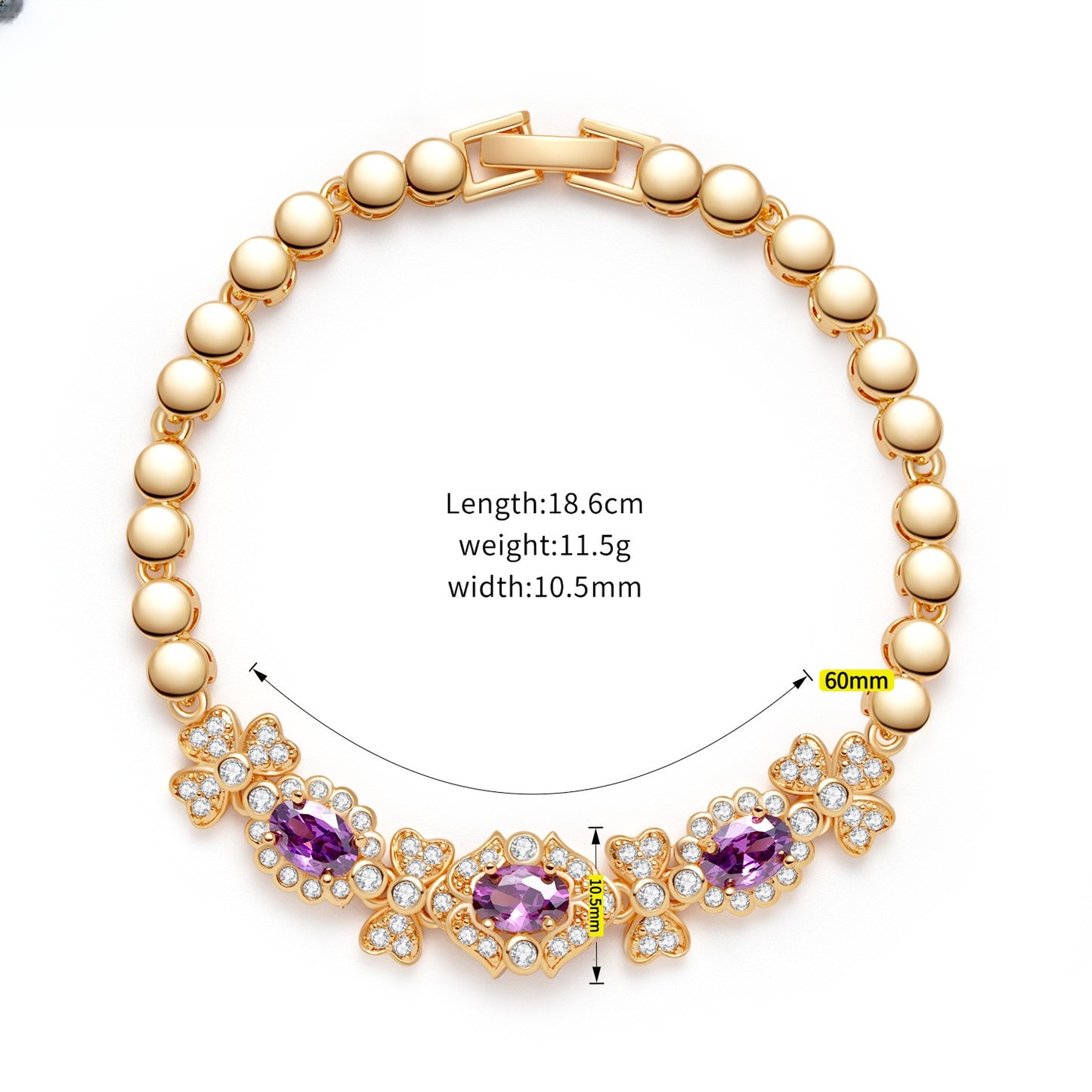 Butterfly Bow Cute Statement Bracelet for Women