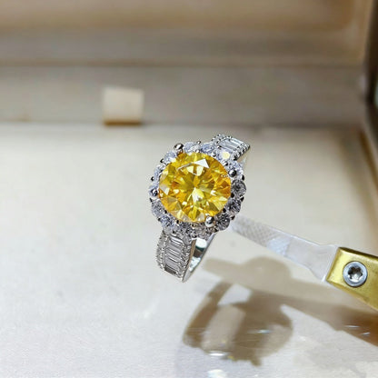European And American Inspired Geometric Ring For Women