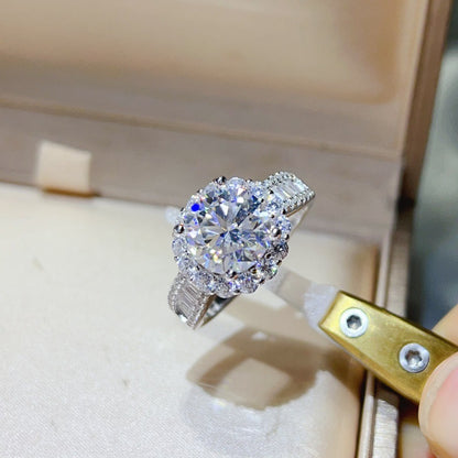 European And American Inspired Geometric Ring For Women