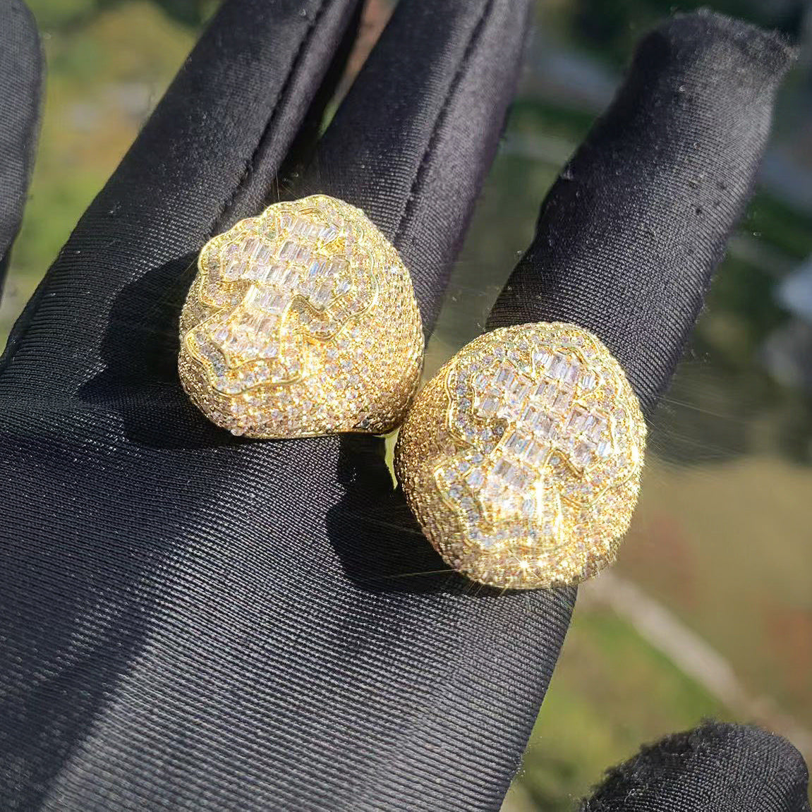 Iced Out Cross Ring product image