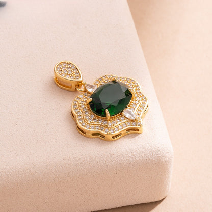Vintage Flower Pendant Necklace for Women
