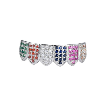 Hip Hop Punk Cuban Link Cubic Zirconia Bracelet for Men and Women