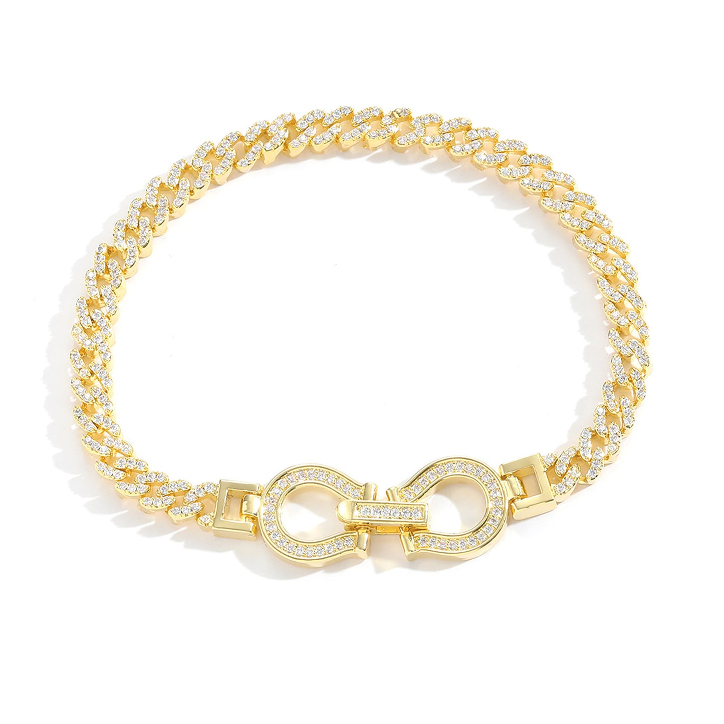 Cuban Link Copper Bracelet for Men and Women