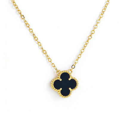 Elegant Clover Pendant Necklace for Women Dainty Everyday Layering Piece
