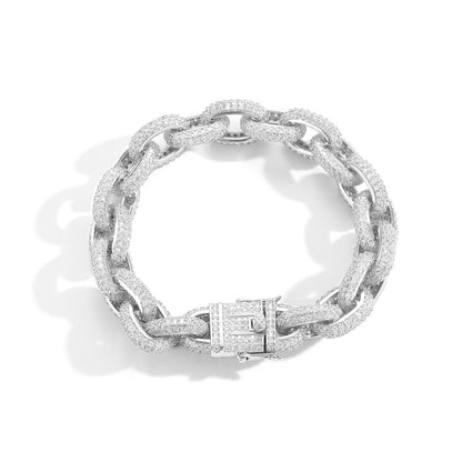 Hip Hop Fashion Copper Bracelet for Men