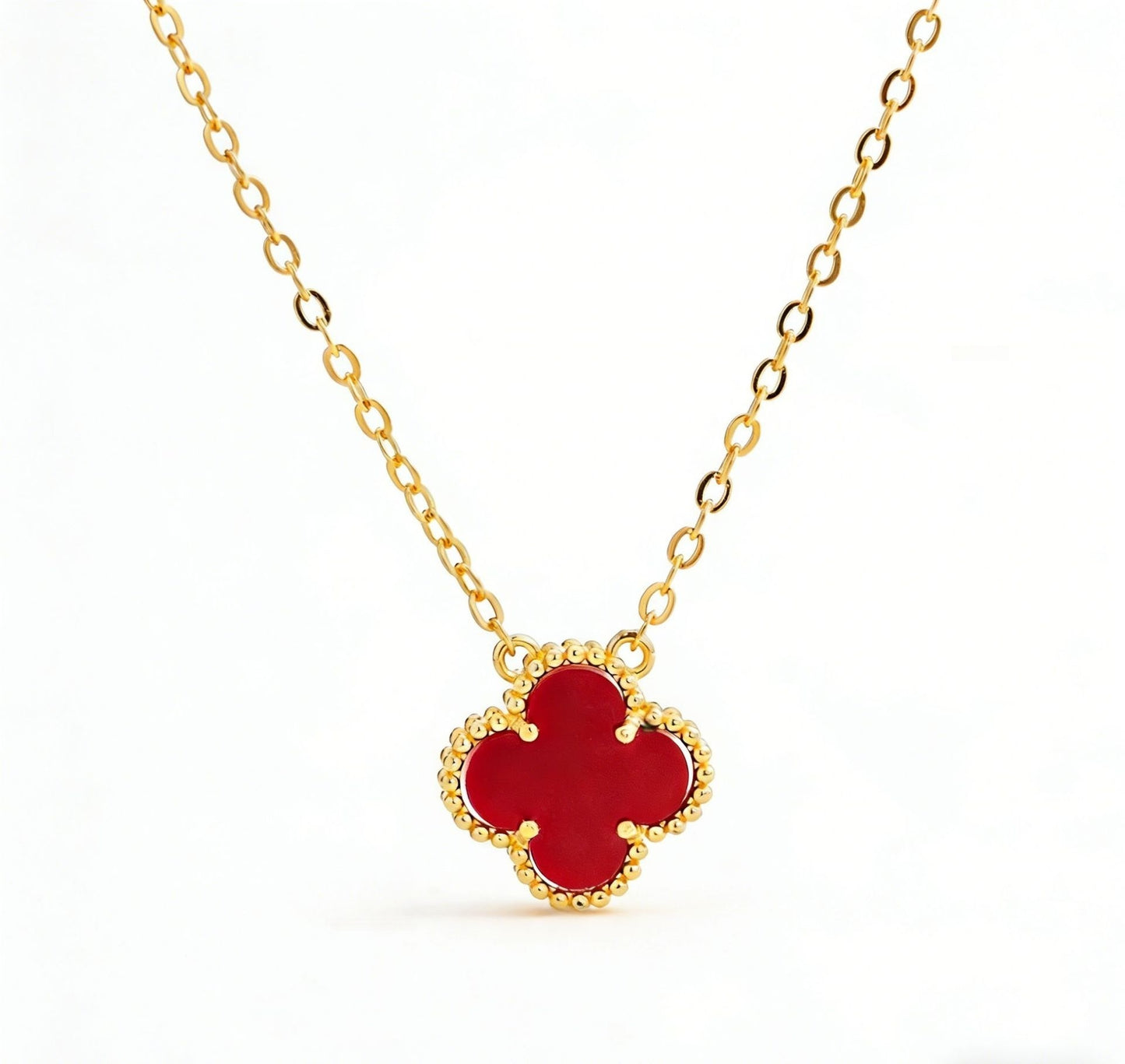 Elegant Clover Pendant Necklace for Women Dainty Everyday Layering Piece product image