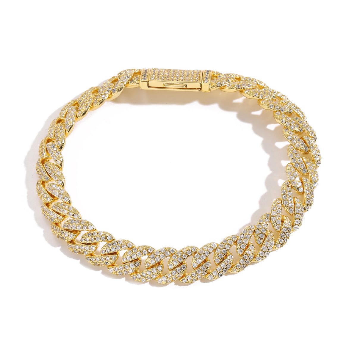Hip Hop Minimalist Cuban Link Copper Bracelet for Men product image