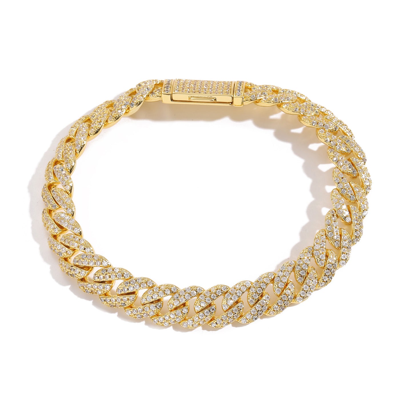 Hip Hop Minimalist Cuban Link Copper Bracelet for Men