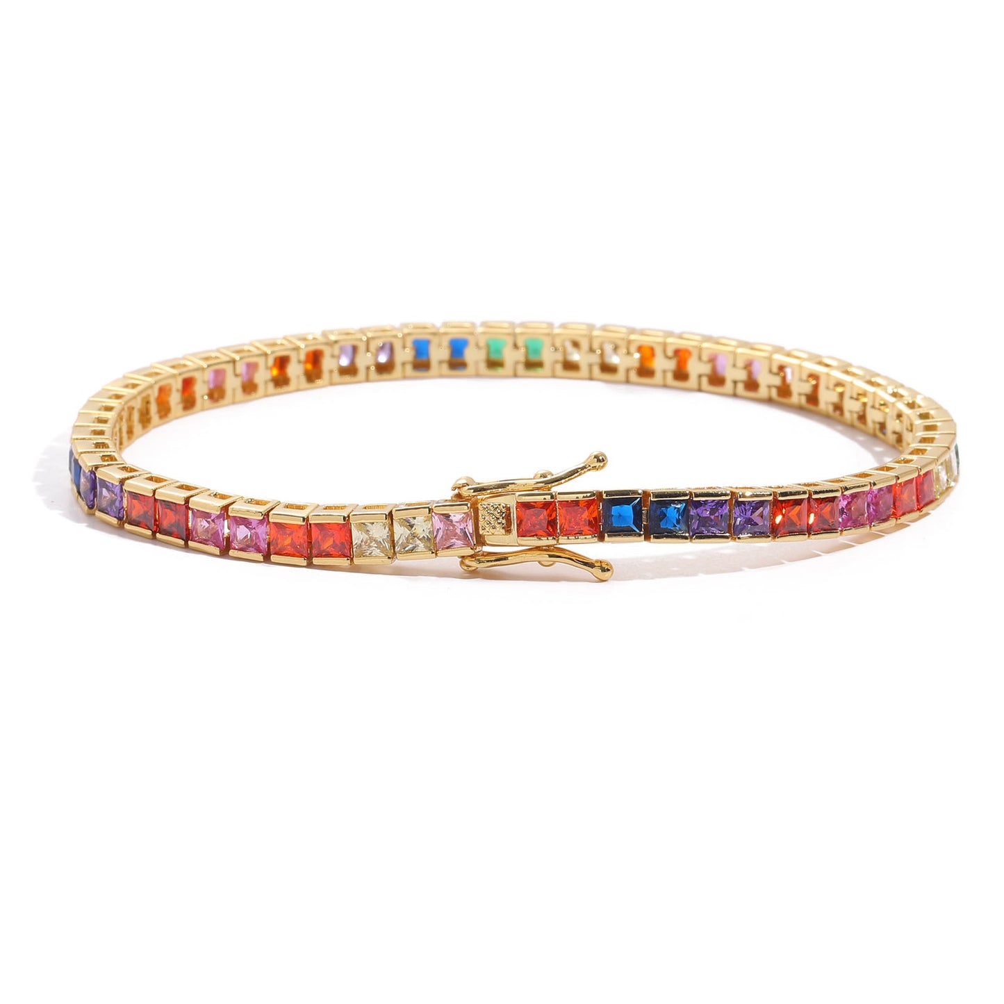 Hip Hop Cuban Link Cubic Zirconia Bracelet for Men