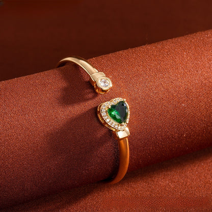 Heart Stone Minimalist Bracelet for Women