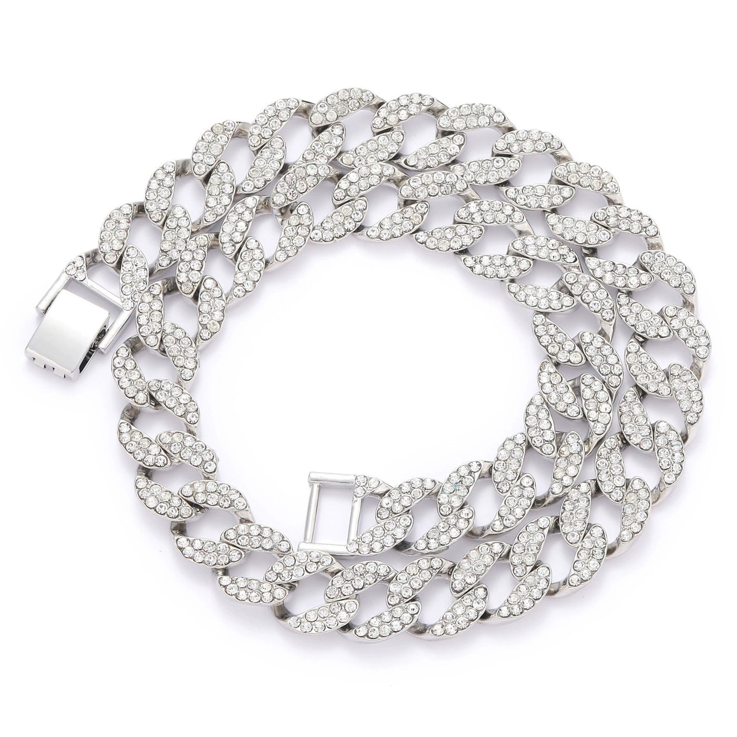 Hip Hop Cuban Link Alloy Necklace for Men