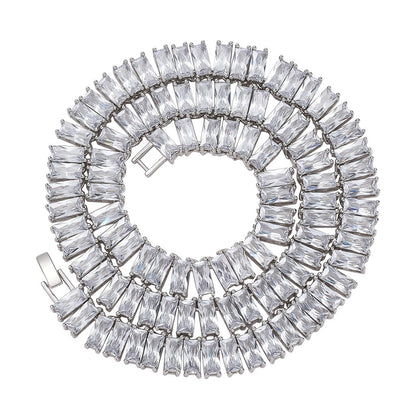 Hip Hop Square Cubic Zirconia Bracelet for Men and Women