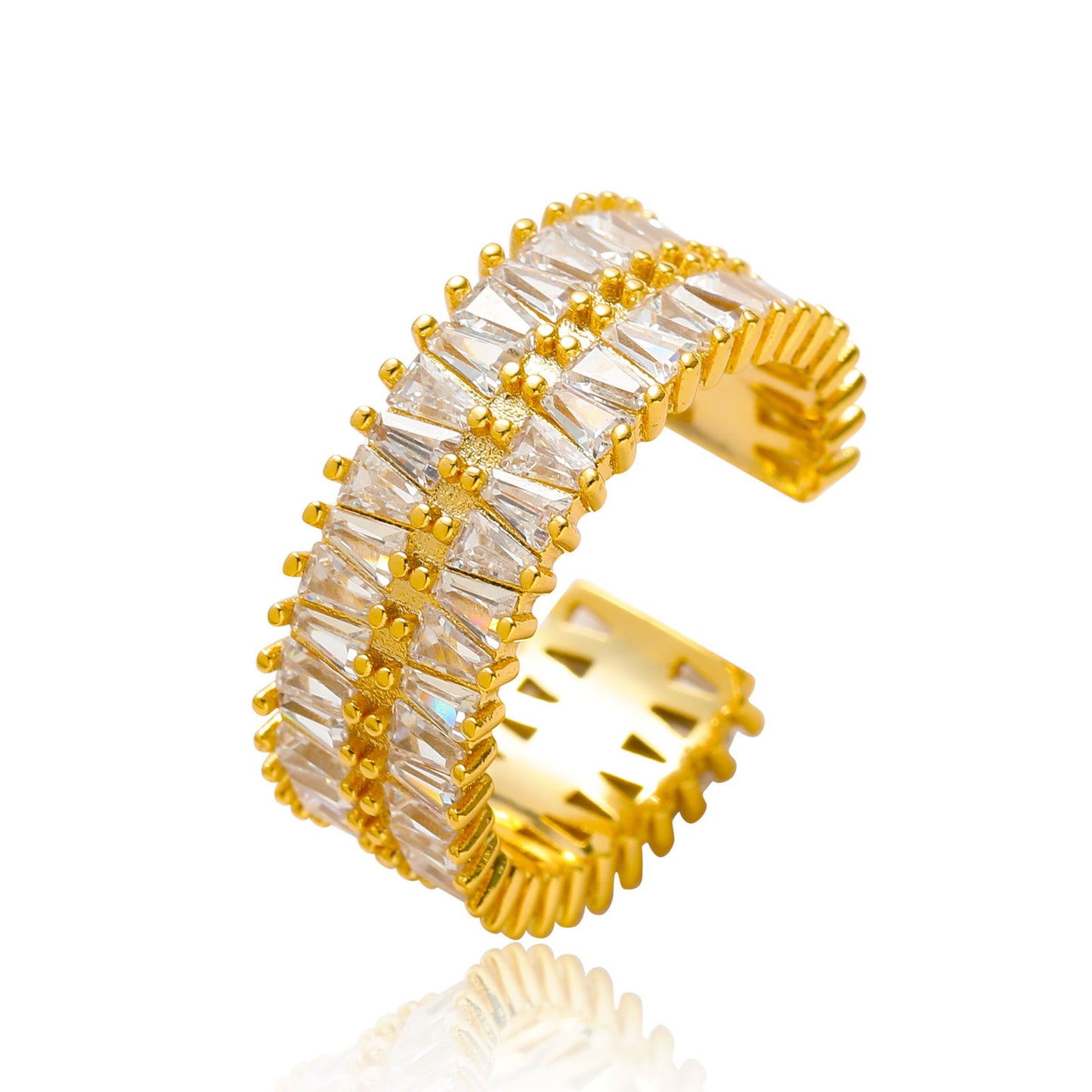 Hip Hop Light Luxury Cuban Link Cubic Zirconia Bracelet for Men