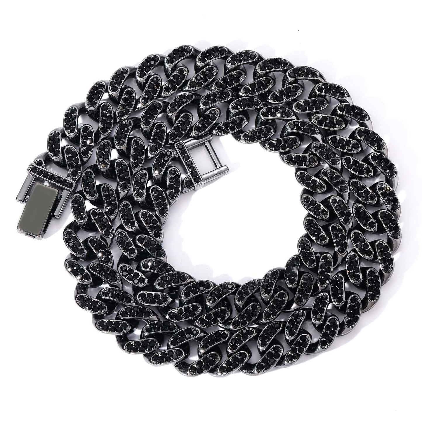 Hip Hop Cuban Link Alloy Jewelry Piece for Men