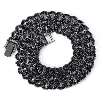 Hip Hop Cuban Link Alloy Jewelry Piece for Men