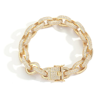 Hip Hop Fashion Copper Bracelet for Men