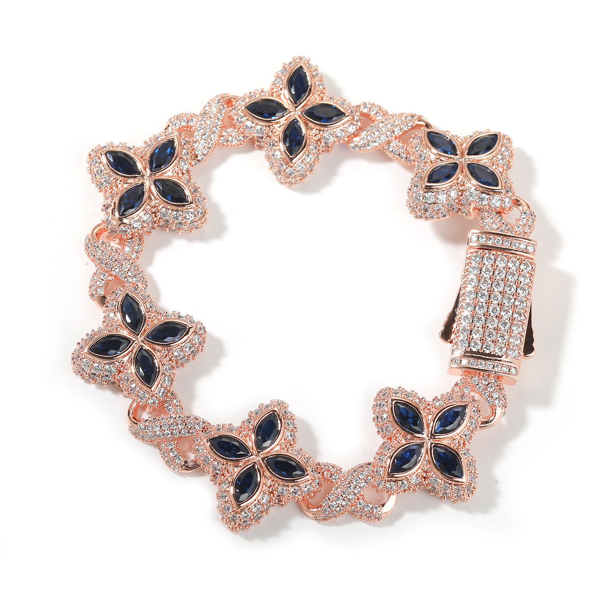Unisex Four Leaf Clover Cubic Zirconia Bracelet /Necklace product image