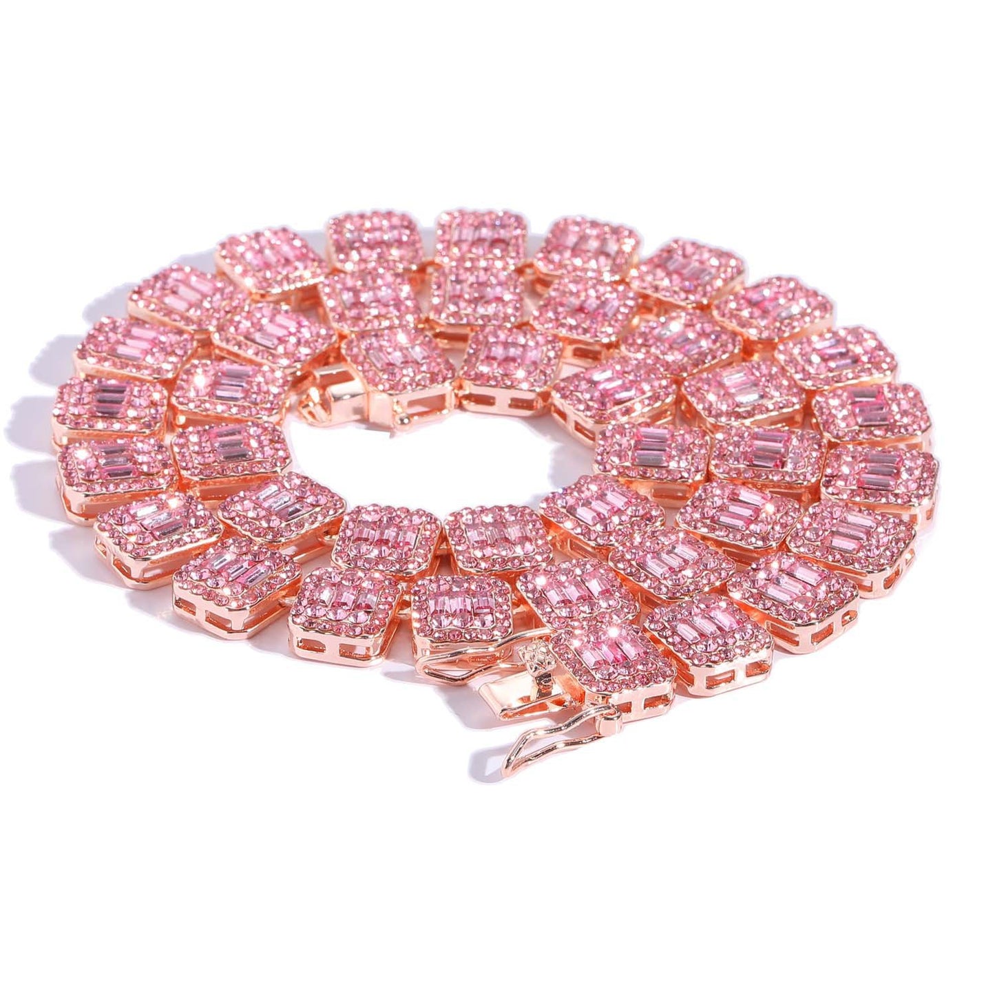 Iced Link Alloy Necklace for Men