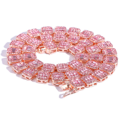 Iced Link Alloy Necklace for Men