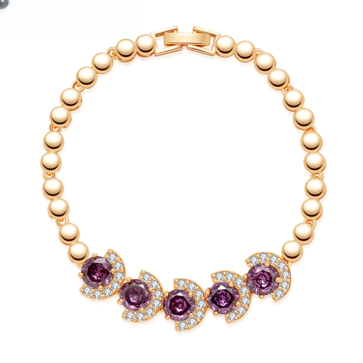 Floral Heart Elegant Bracelet for Women