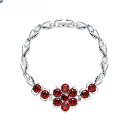 Floral Heart Elegant Bracelet for Women