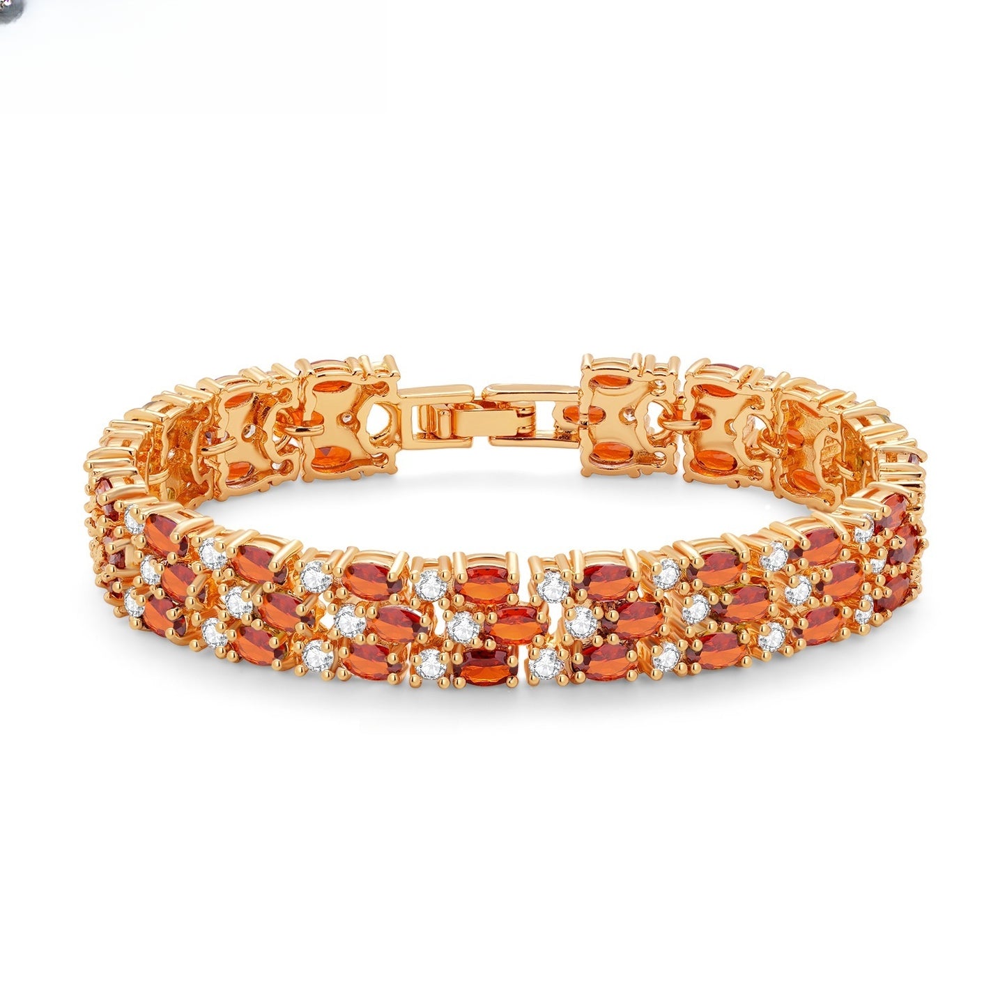 Oval Gem Tennis Bracelet for Women