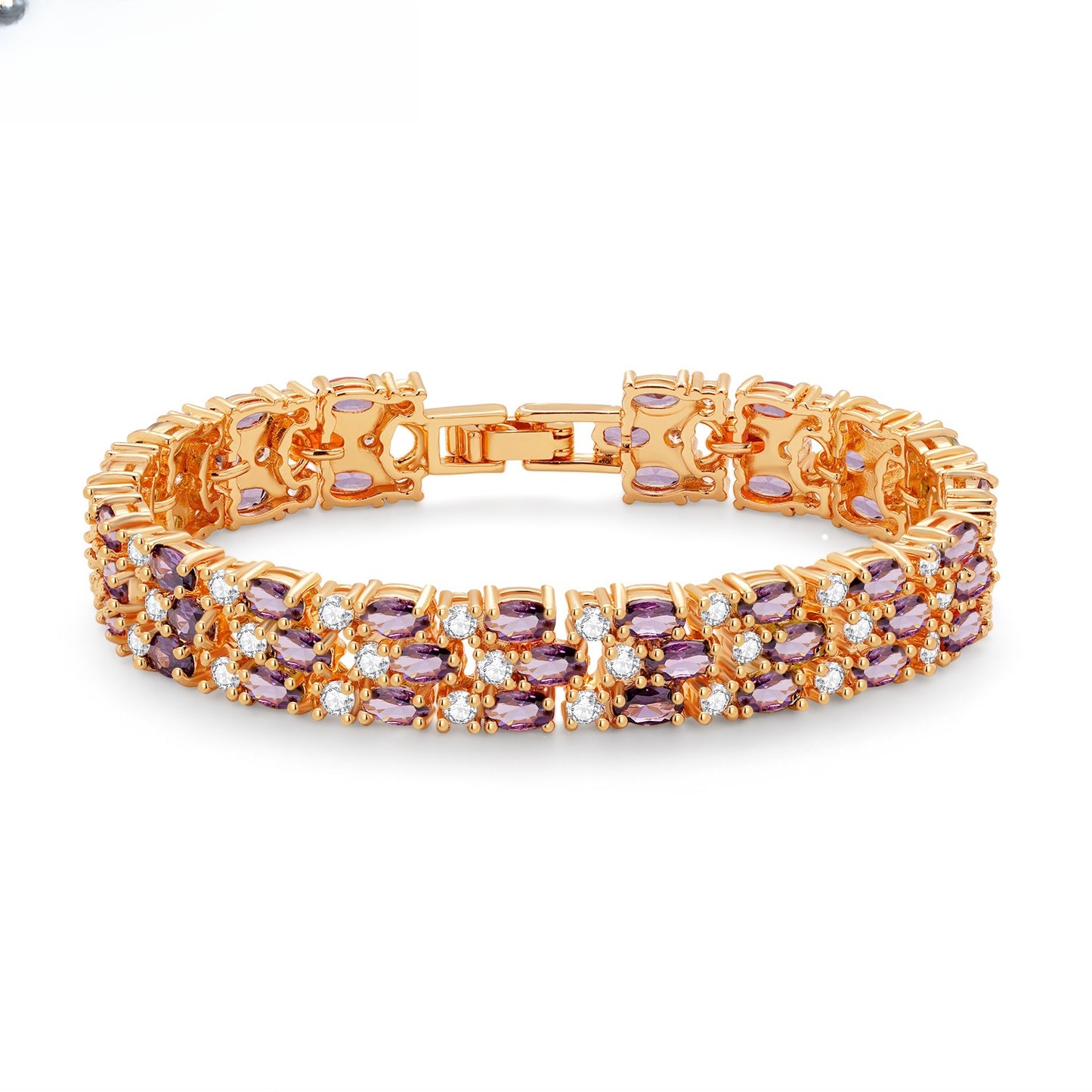 Oval Gem Tennis Bracelet for Women